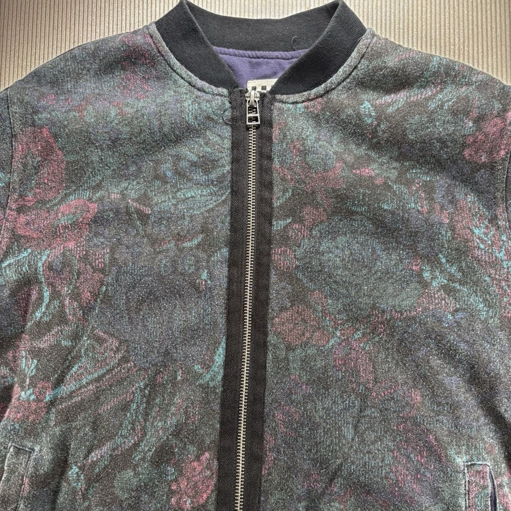 Vans‎ Floral Paisley Women's Bomber Jacket  Medium, Zip Front Long Sleeve - Picture 2 of 13